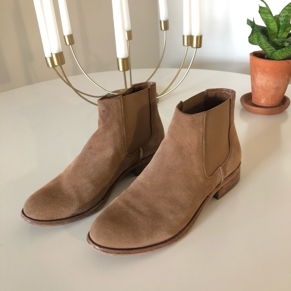 Dolce Vita Brown Suede Booties